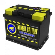TYUMEN BATTERY 6CT60L1 Батарея аккумуляторная 60А/ч 520А 12В прямая поляр. стандартные клеммы